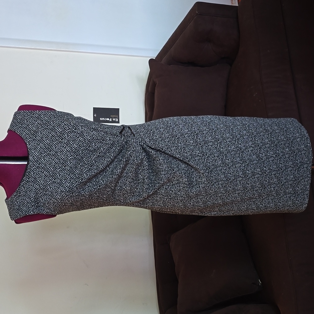 Business Casual Black and White Women's Dress